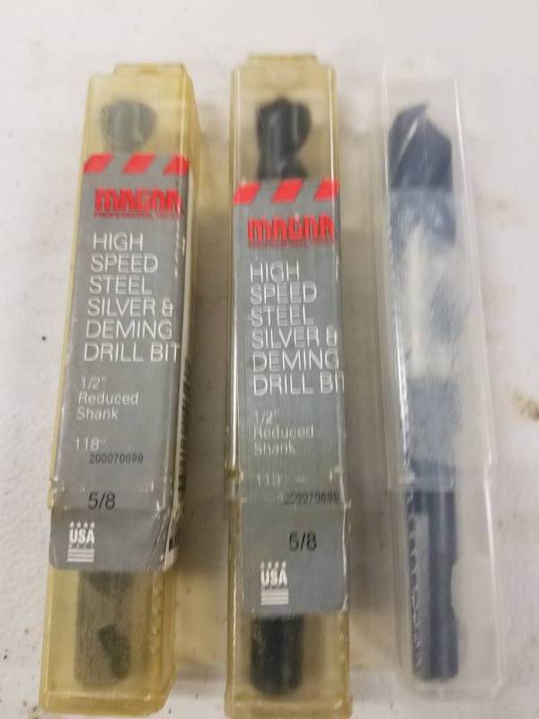 lot 7737 image: Lot of 3 Magna High Speed Bits