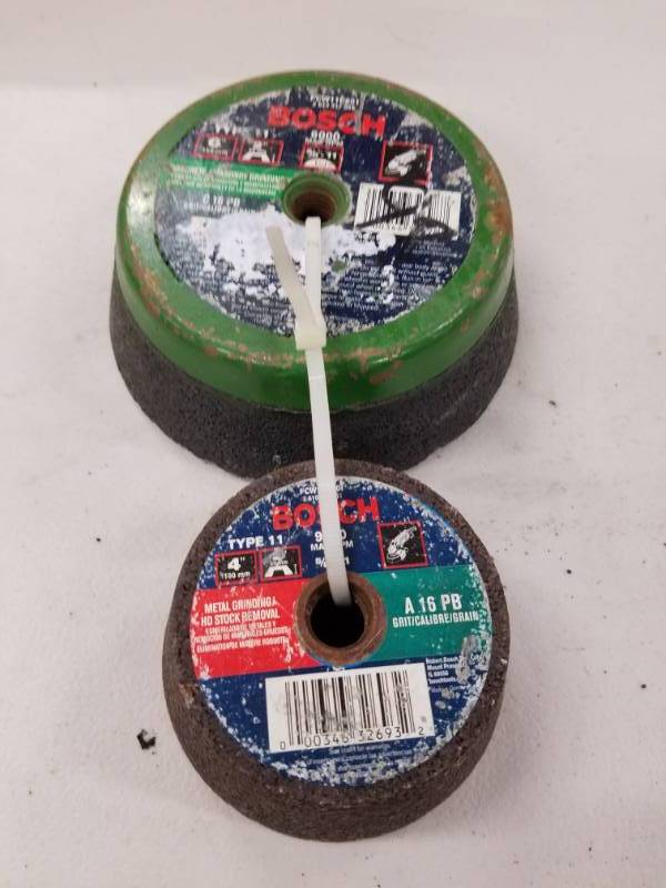 lot 7754 image: Lot of 2 Bosch Grinding Wheels