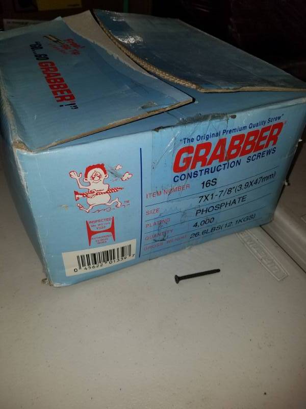 lot 7774 image: Grabber Construction Screws