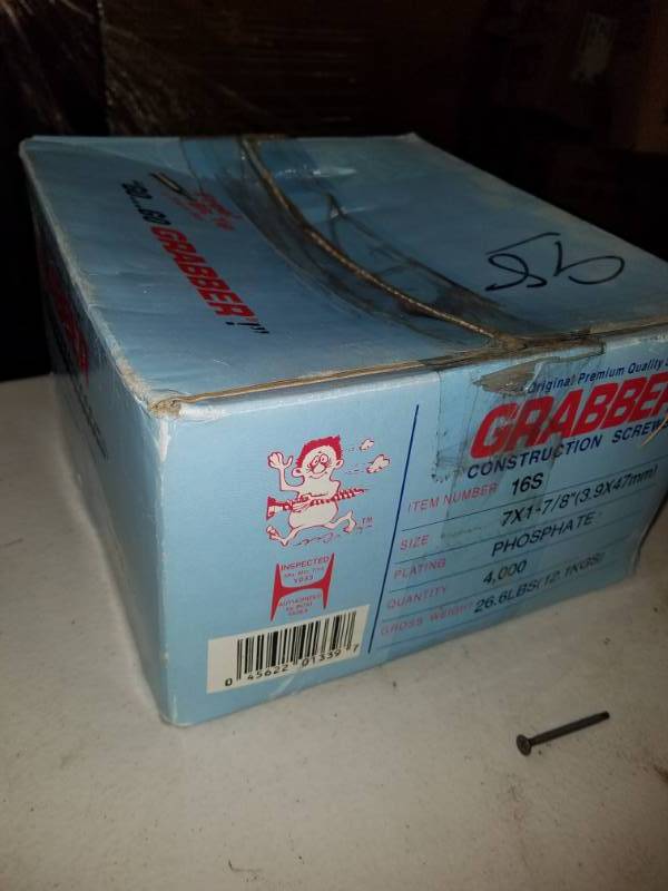 lot 7775 image: Grabber Construction Screws