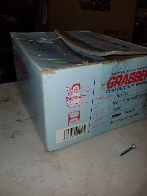 lot 7777 image: Grabber Construction Screws