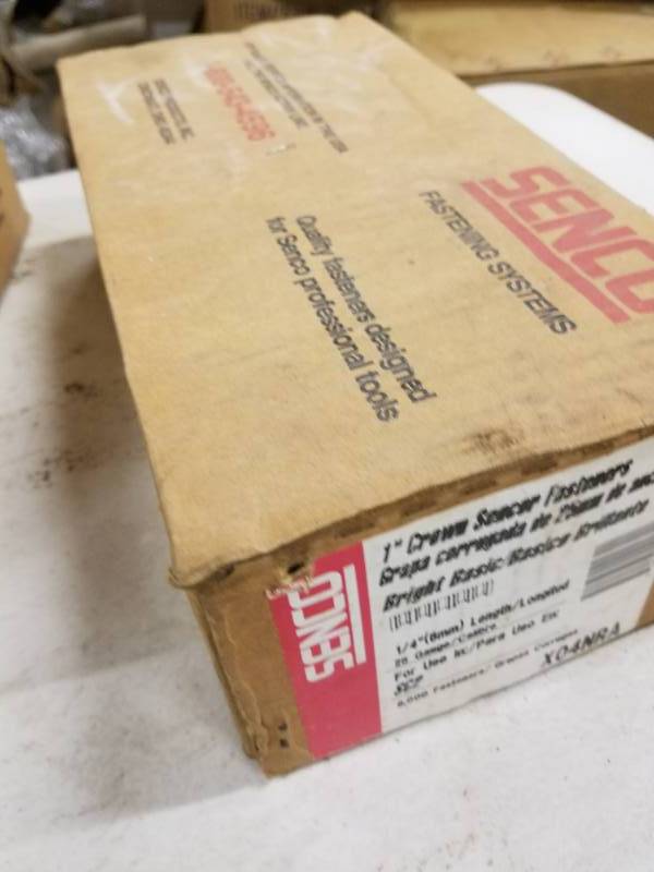 lot 7807 image: Case of Senco 1 Crown Sencor Fasteners