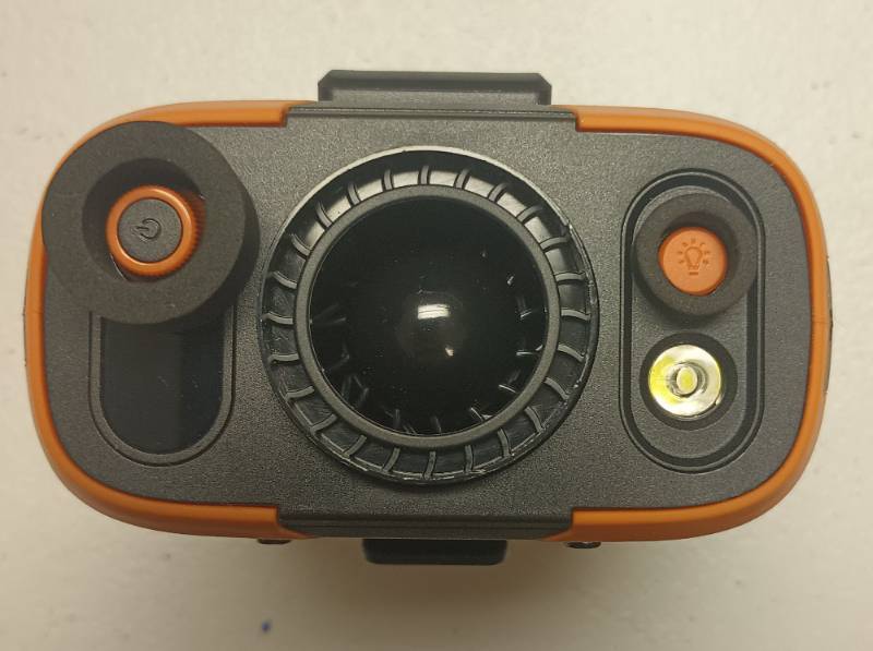 lot 118 image: Portable Waist Fan N102 with LED Display and Flashlight