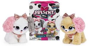 lot 225 image: Present Pets - Fancy Puppy - Interactive Plush Pet Toy