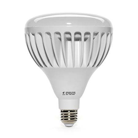lot 4625 image: (2) G7 Lovelock LED Recessed Can BR40 Flood Light Bulb, Dimmable 4000K Bright White