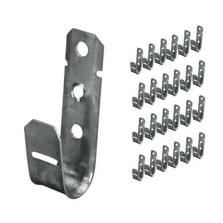 lot 4667 image: 2�� J Hook Cable Support with Retaining Clip - 25 Pack