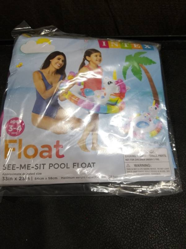 lot 4706 image: Intex See-Me-Sit Animal Pool Riders for Ages 3-4