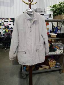 lot 1037 image: Bromley Sport Beige Suede Winter Coat Size S