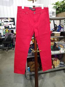 lot 1043 image: Victorious Premium Red Jeans Size 36W x 30L