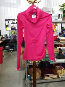 lot 1059 image: Nike Pro Dri-Fit Womens Hoodie Pink Size XS
