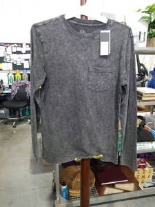 lot 1073 image: Mens Long Sleeve T-Shirt - Original Use�� Black Wash XS