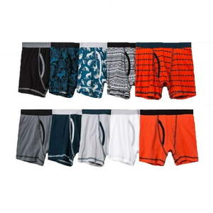 lot 1080 image: Boy s Jungle ThemeSolids 10 Pack Boxer Briefs - Medium 810