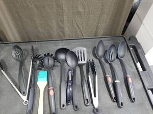 lot 1083 image: Complete Kitchen Utensil Set with Storage Container