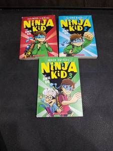 lot 1089 image: Ninja Kid Book Series Set by Anh Do - Books 1, 2, and 3