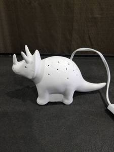 lot 1123 image: Tiny Dreamers White Ceramic Dinosaur Night Light