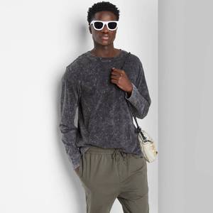 lot 1133 image: Mens Long Sleeve T-Shirt - Original Use�� Black Wash XS