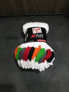 lot 1182 image: Air Sports World Athletic No Show Socks Pack