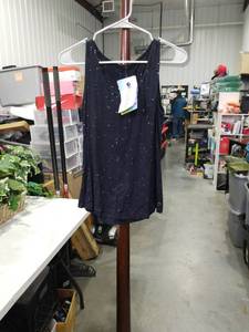 lot 1197 image: Bluefish Sport Believe Cover Up Starry Night Pattern Tank Top Size Small