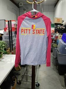 lot 1233 image: Pittsburg State University Gorillas Colosseum Hoodie Size Small