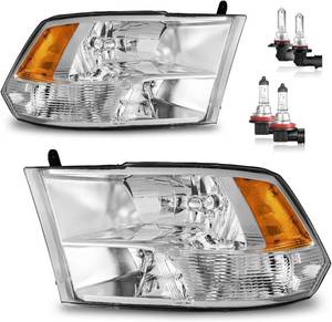 lot 3462 image: $100 Headlights for 2009-2018 Dodge Ram 1500 & 2010-2018 Ram 25003500