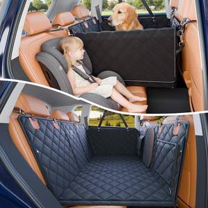 lot 3479 image: $120 Convertible Back Seat Extender for Dogs - Foldable 400lb Cover