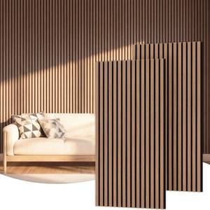 lot 3489 image: $65 TONOR Wood Wall Panels ONE Pack Slat Acoustic Panel 47.2x23.6