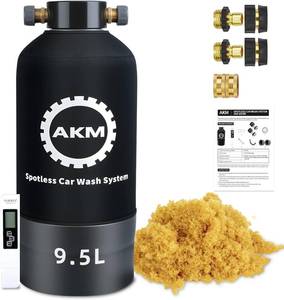 lot 3496 image: $180 AKM Spotless Water System with Pre-Filled DI Resin, Hose