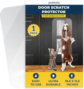 lot 3508 image: PROTECTO Heavy Duty Door Protector for Dog Scratch, 35.5 x 15.5