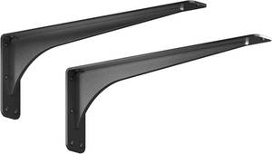 lot 3514 image: $140 Starby Gladiator 500 lb Welded Shelf Brackets 7x21x2.5 (2-Pack)
