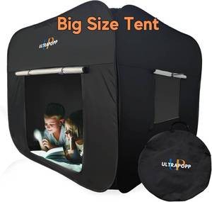lot 3545 image: $70 Pop Up Sensory Tent for Kids 47x47in Blackout Calming Hideout