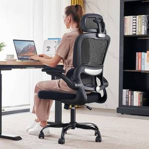 lot 3654 image: $140 TRALT Ergonomic Office Chair, 330 LBS, Mesh Chair with Wheels