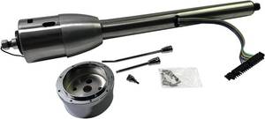 lot 3656 image: $152 Stainless Steel 28 Steering Column with 9-Hole Wheel Adapter