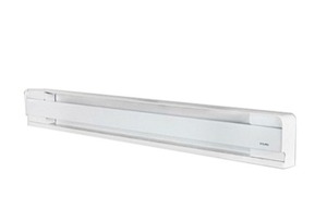 lot 3665 image: $90 Stelpro Brava 4-ft 1000W Electric Baseboard, 125 sq ft, 240V, White