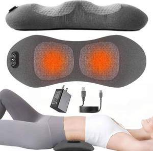 lot 3672 image: $66 Plug-in 3-in-1 Lower Back Massager with Heat, Vibration & Traction