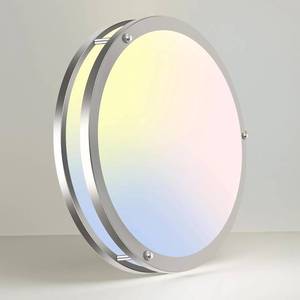 lot 3673 image: $50 libtit 16-Inch Flush Mount LED Ceiling Light, 36W, 3000K-6500K