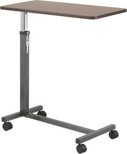 lot 3679 image: $50 Drive Medical Overbed Table with Wheels - Adjustable Height