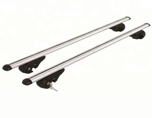 lot 3685 image: $70 TrailXpert Aluminum Adjustable Car Roof Cross Bar RB-004 Lockable