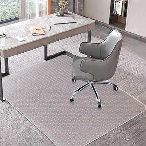 lot 3692 image: BesWin Office Chair Mat for Carpet, 48x36 Clear Floor Mat, Thick