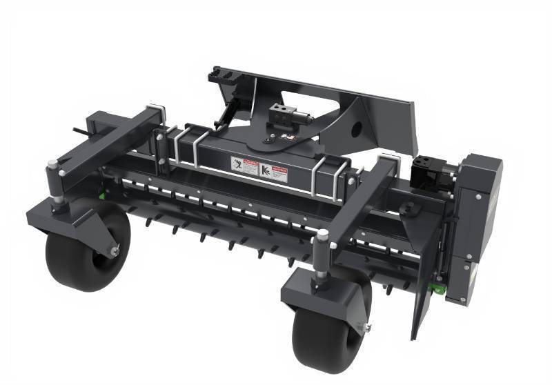 lot 8621 image: Unused Arteer SPR-72W Skid Steer Power Rake Attachment&nbsp