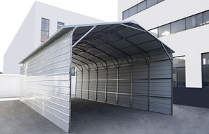 lot 8107 image: KJ 41 FT x 20 FT Steel Carport Shed  K4120