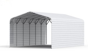 lot 8111 image: KJ 30 FT x 20 FT Metal Garage  K3020