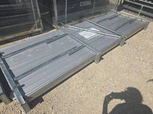 lot 8127 image: KJ 10 FT Long Galvanized Corrugated Steel Panel  Model K0311 Has Some Damage