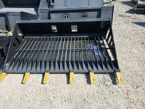 lot 2620 image: Unused Wolverine Skid Steer SkeletonRock Bucket  SB66