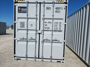 lot 2687 image: One Way Use 40 High Cube Storage Container, 2 Door Opening, End Opening  Wolverine ZNCU4009114 