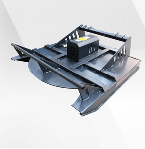 lot 2120 image: Unused JCT Heavy Duty Skid Steer Brush Cutter (with Stump jumper and extra blades)