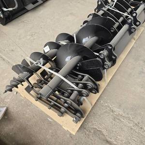 lot 10517 image: Unused Mini Excavator Hydraulic 8-Piece Attachment Set