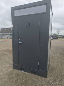 lot 43 image: Unused Equippro Single Portable Toilet  PT15OS