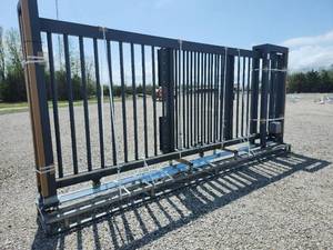 lot 401 image: Unused Equippro Electric Sliding Gate 20.4FT  PF204G