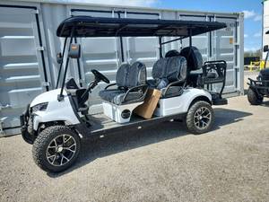 lot 407 image: Unused Captok Off-Road 6-Seater Electric Golf Cart  60V, Backup Camera, Bluetooth