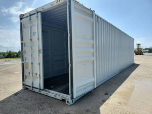 lot 410 image: One Way Use 40ft Storage Container with 4 Door Side Access  YLEU2541624
